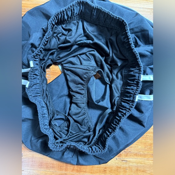 2 PAIRS Nike Womens Tempo Brief-Lined Running Shorts 3” inseam Black/White SMALL - Picture 7 of 16